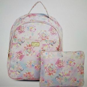 Luv Betsey Charli floral Backpack with pouch